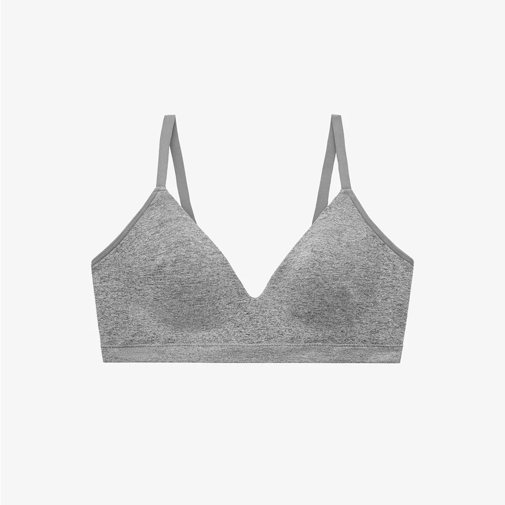 ThirdLove Form 360 Fit Wireless Bra, color: Heather Grey, Size: Large